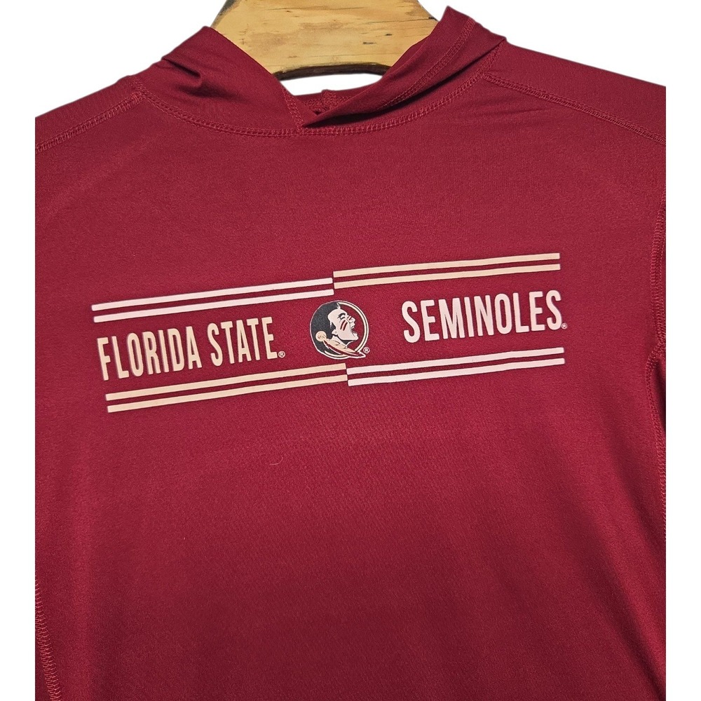 Colosseum Florida State Seminoles Hoodie Mens Medium Garnet FSU Performance Top